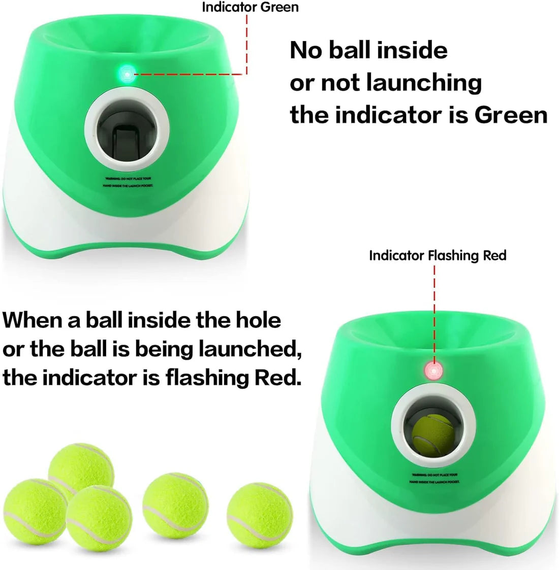Automatische Ballenwerper voor Honden – 3 Afstandinstellingen voor Eindeloos Apporterenplezier