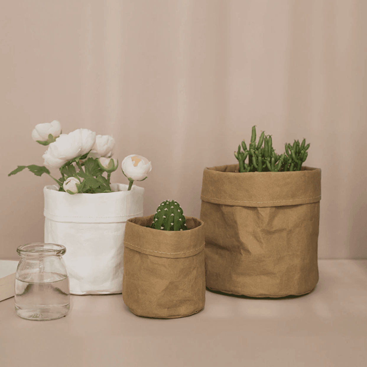 Rustieke Stoffen Plantenmand