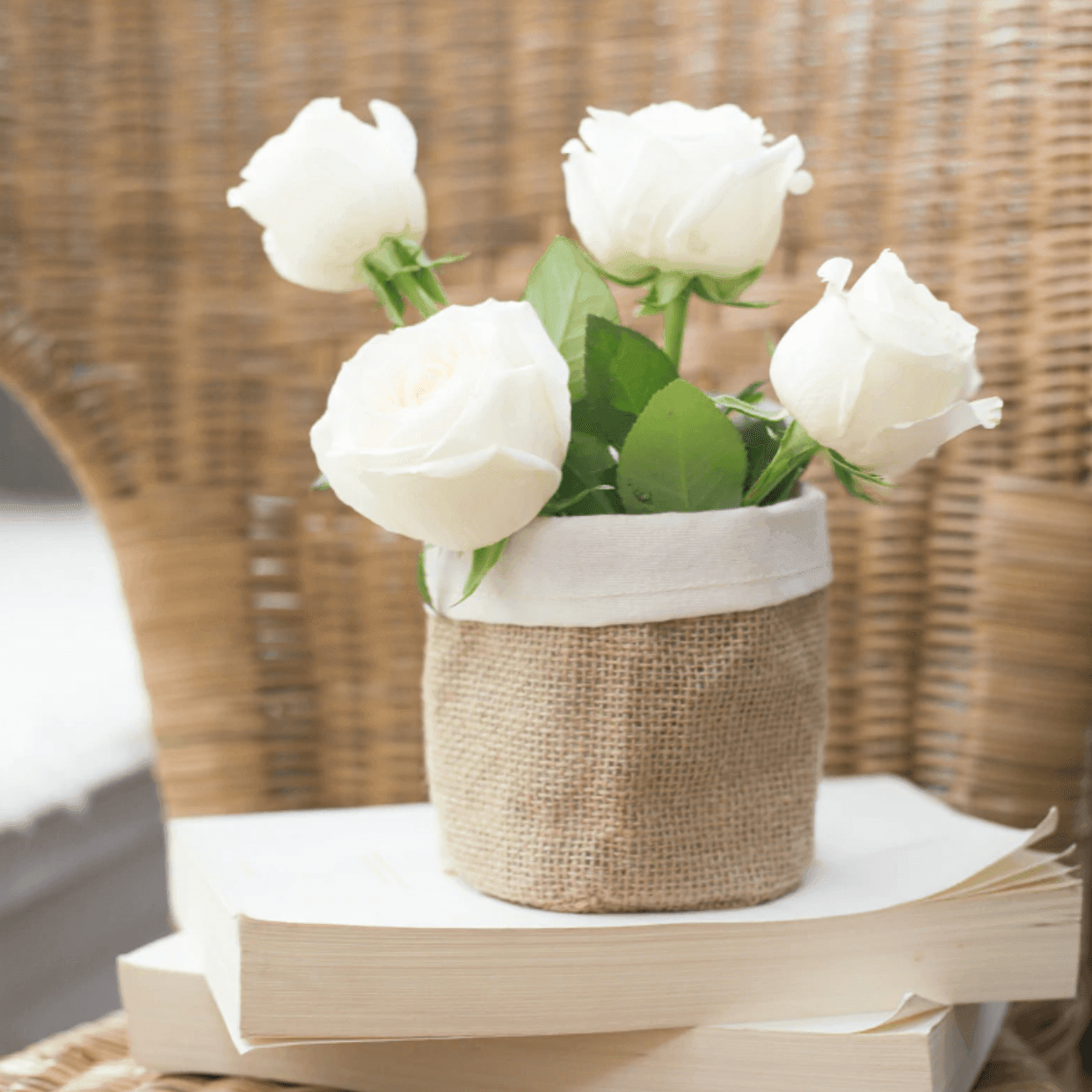 Rustieke Stoffen Plantenmand