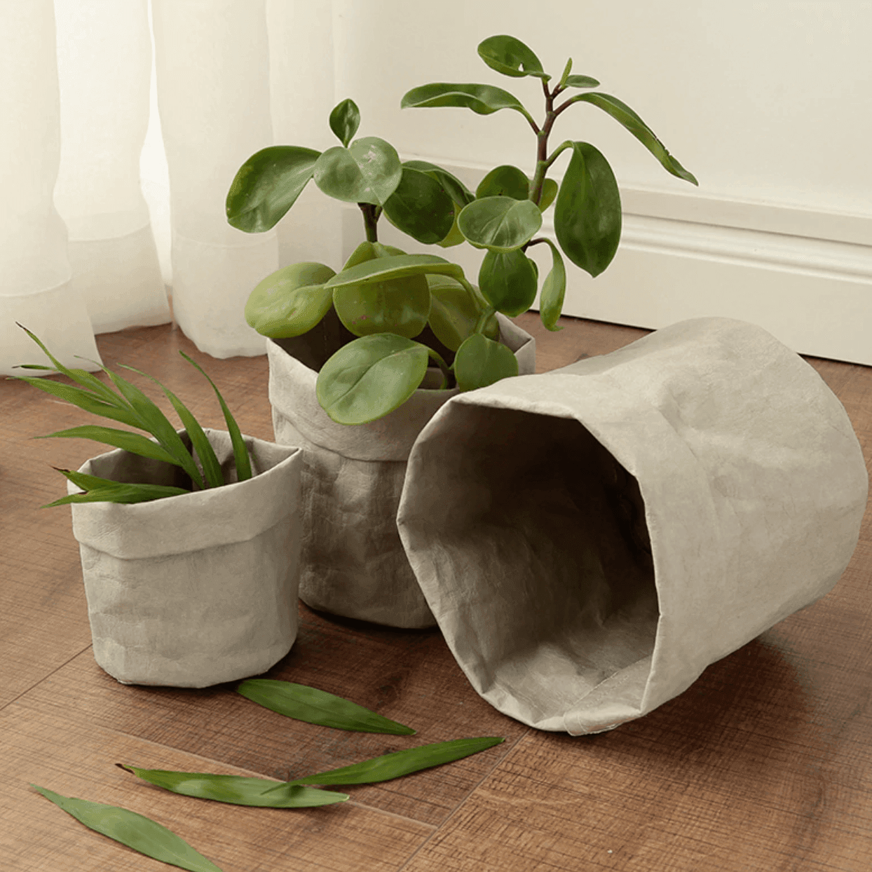 Rustieke Stoffen Plantenmand
