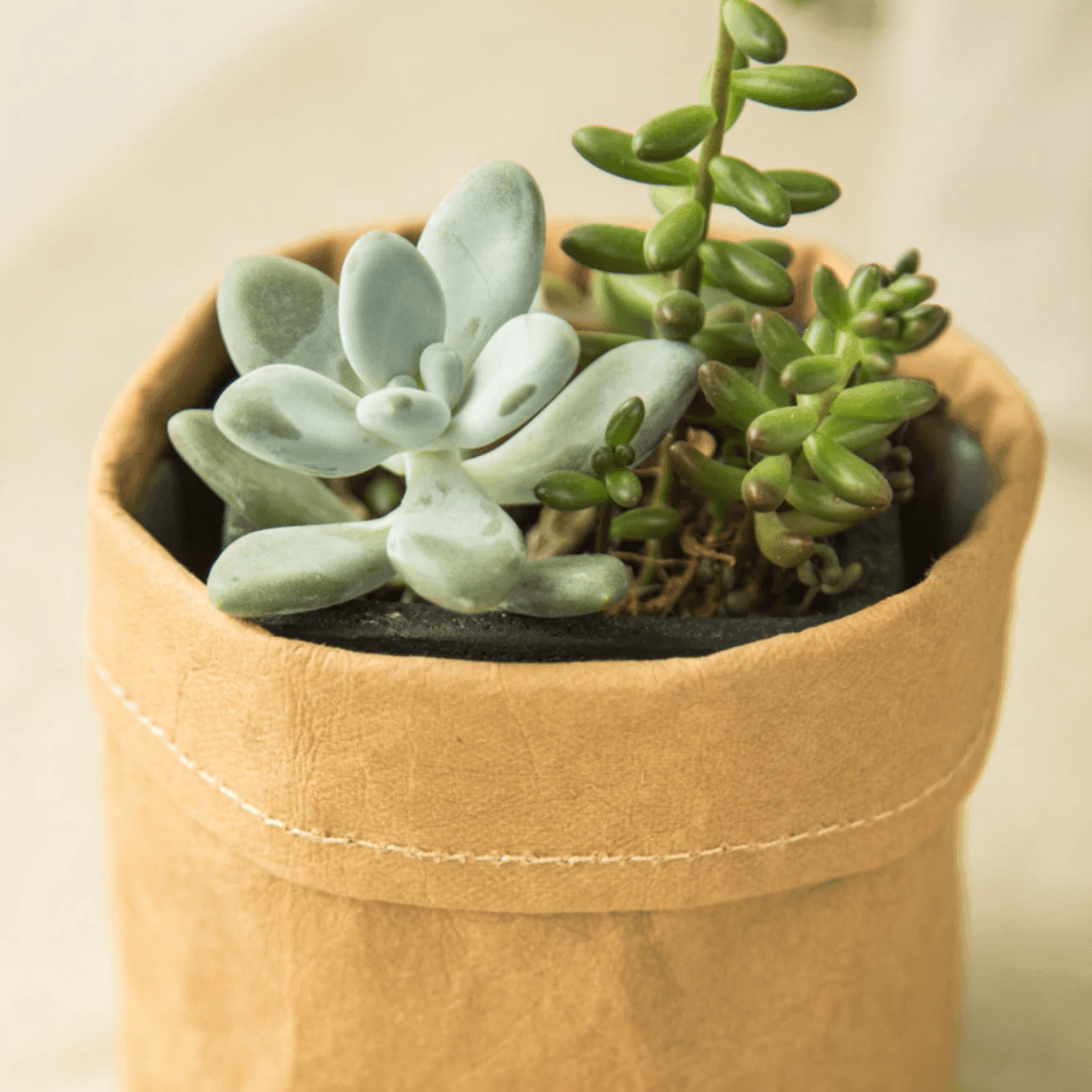 Rustieke Stoffen Plantenmand