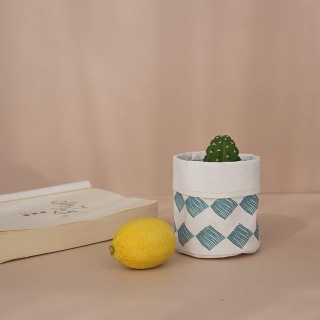 Rustieke Stoffen Plantenmand